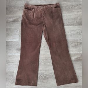 Lauren Ralph Lauren Women's Pants 100% Leather, Size 16, Vtg.